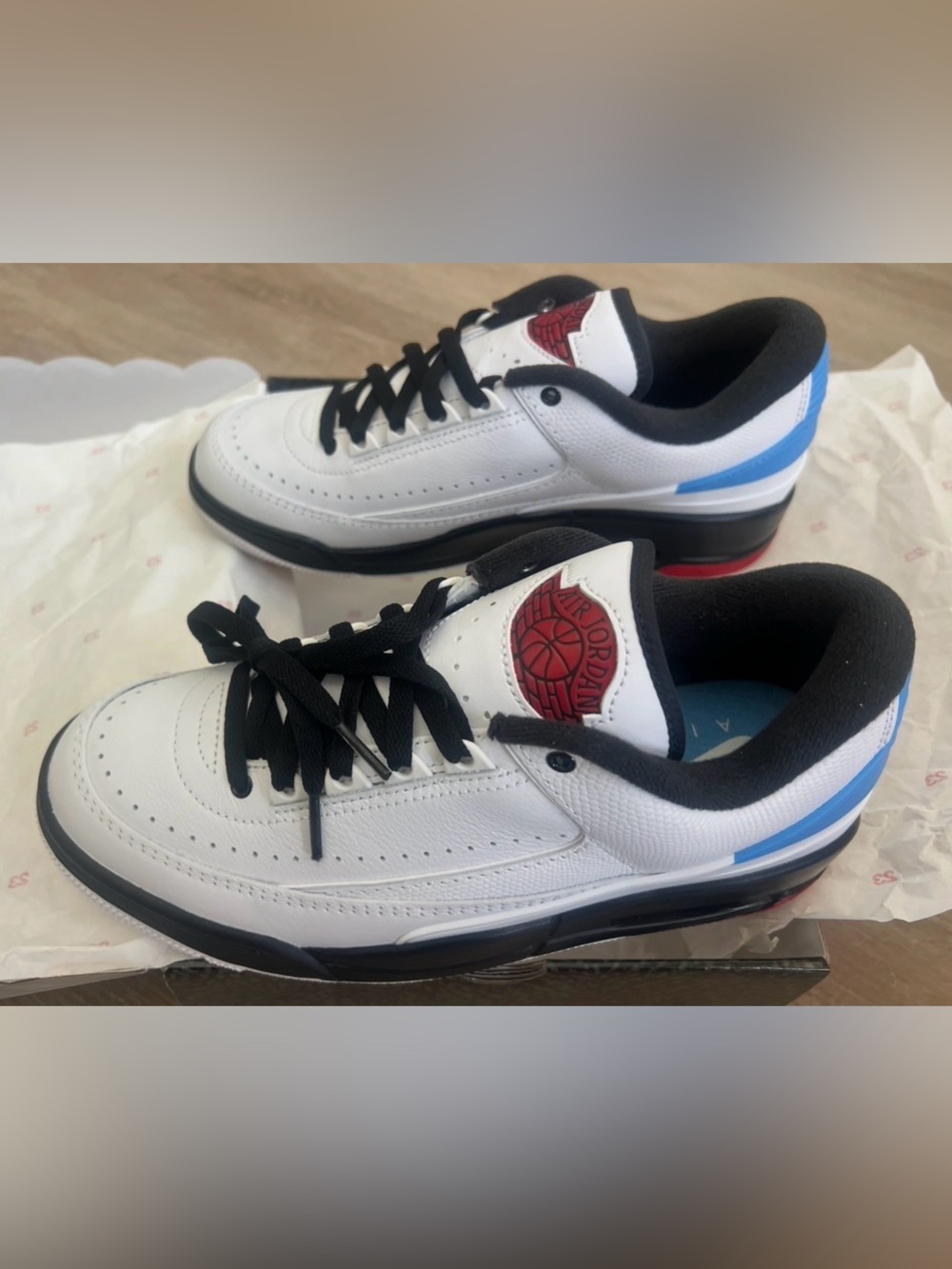 Nike Air Jordan Low 2/3 UNC To Chicago Size 7.5 Mens FD0383 104